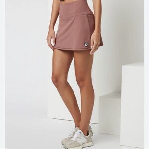 EUC Vuori Performance Volley Tennis Skirt Skort Pink Terracotta Women’s XS